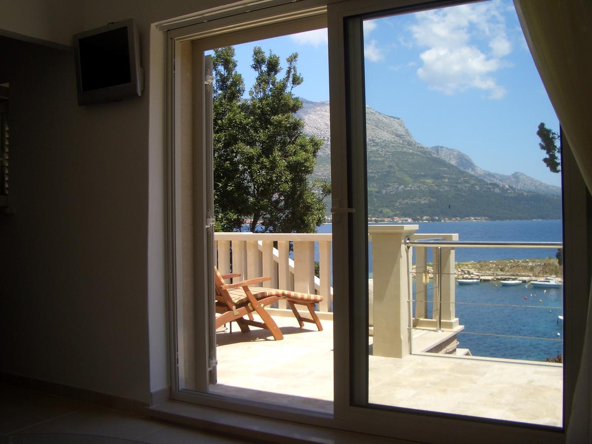 Villa Jade Apartments Front Row Sea View - Walk To Korcula Old Town Medvinjak Eksteriør bilde